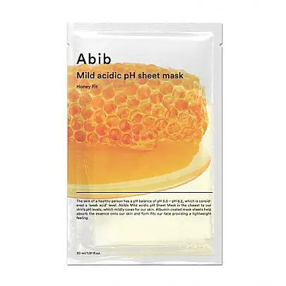 Mild Acidic pH Sheet Mask Honey Fit