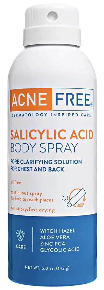 Acne Free Salicylic Acid Body Spray