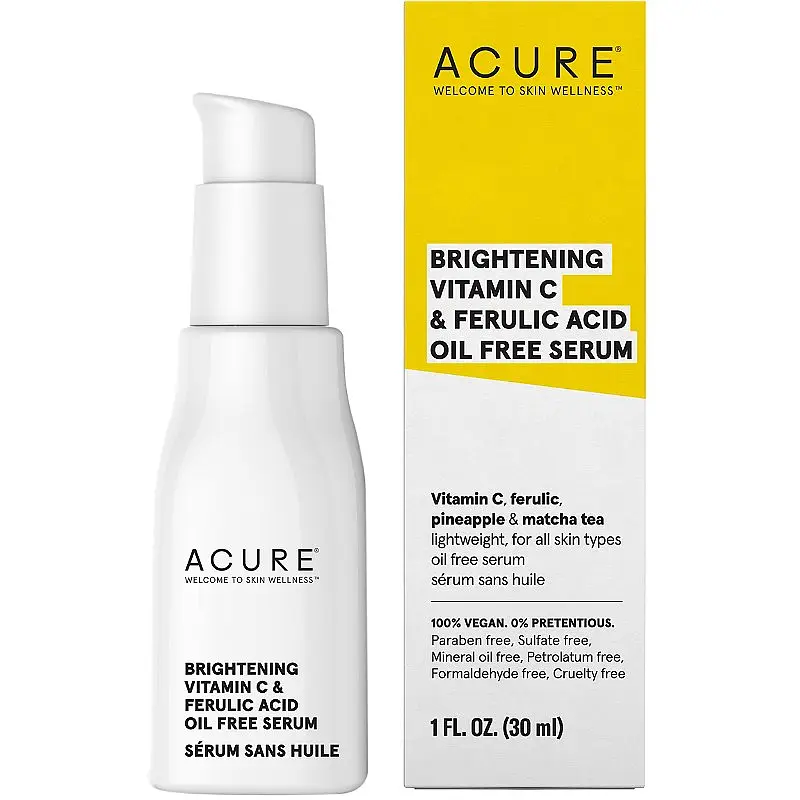 Brightening Vitamin C & Ferulic Acid Oil Free Serum For Face