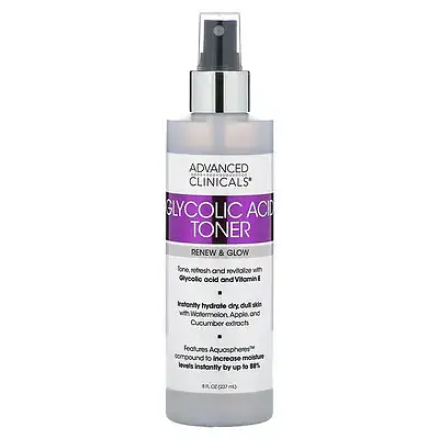 Advanced Clinicals Glycolic Acid Toner Renew & Glow