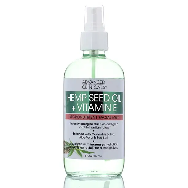 Hemp + Vitamin E Micronutrient Skin Energizing, Instantly Hydrating Face Mist