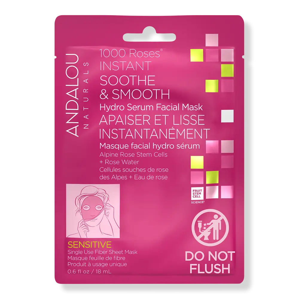 1000 Roses Instant Soothe & Smooth Sheet Mask