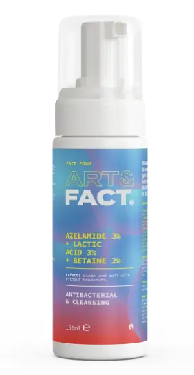 Azelamide 3% + Lactic Acid 3% + Betaine 2% Cleansing Face Wash