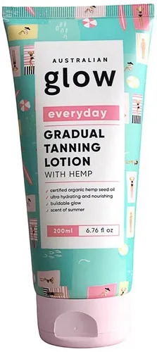 Australian Glow Gradual Tanning Lotion With Hemp