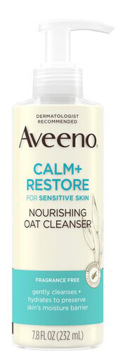 Aveeno Calm + Restore Nourishing Oat Cleanser For Sensitive Skin