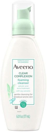 Clear Complexion Foaming Salicylic Acid Face Cleanser For Sensitive Skin