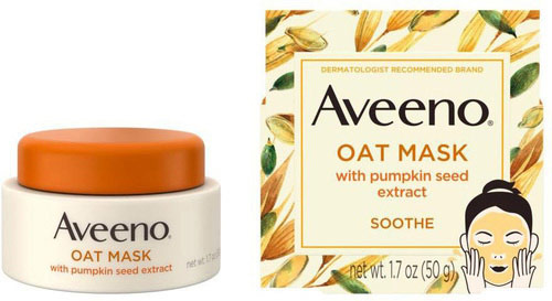 Aveeno Oat Face Mask with Pumpkin Seed Extract