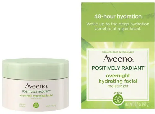 Positively Radiant Overnight Hydrating Facial Moisturizer