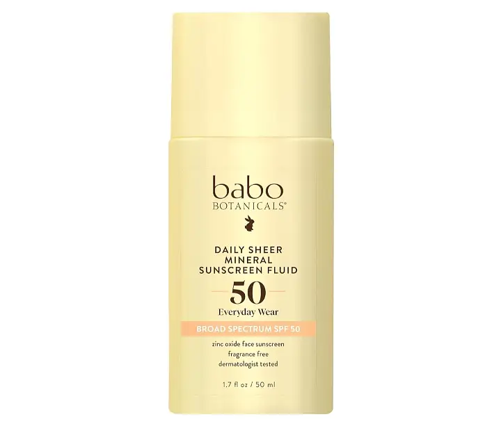 Daily Sheer Mineral Sunscreen Fluid SPF 50