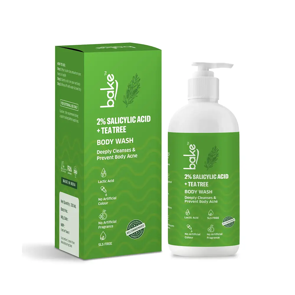 Bake 2% Salicylic Acid + Tea Tree Body Wash