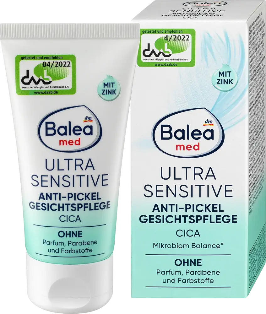 Med Ultra Sensitive Anti-Pickel Gesichspflege Cica