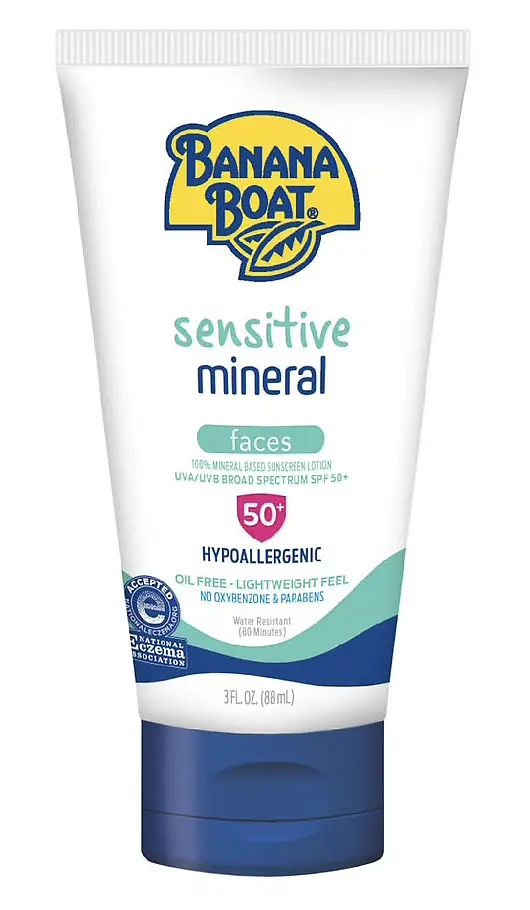 Sensitive 100% Mineral Face Sunscreen Lotion SPF 50+