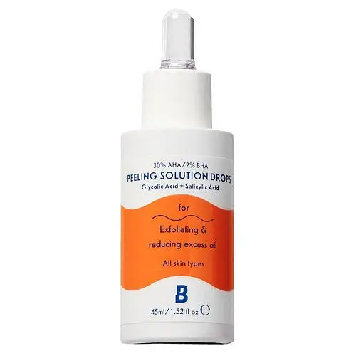 30% AHA / 2% BHA Peeling Solution Drops With Glycolic Acid And Salicylic Acid