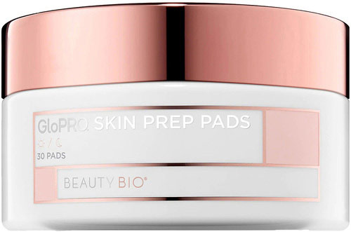 BeautyBio GloPRO Prep Pads Clarifying Skin Cleansing Wipes with Peptides