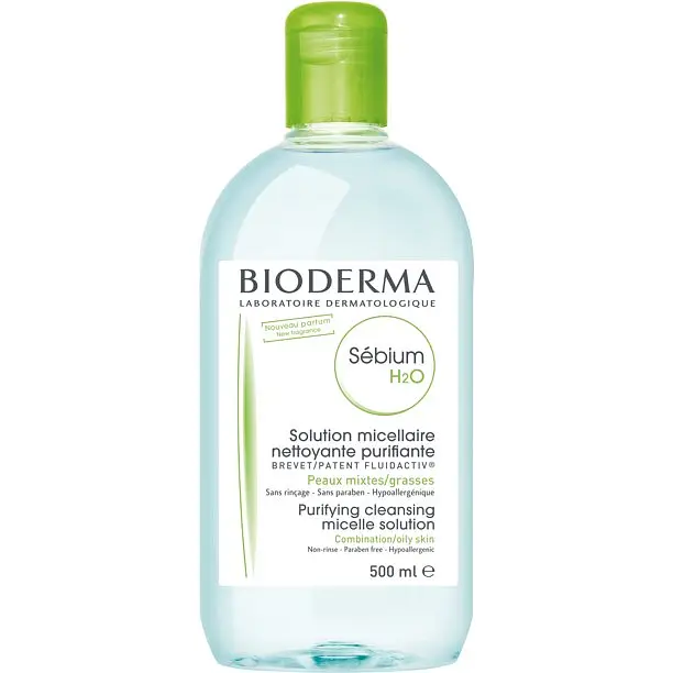 Sebium H2O Purifying Micellar Cleansing Water and Makeup Removing Solution