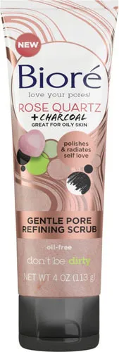 Rose Quartz + Charcoal Gentle Pore Refining Scrub