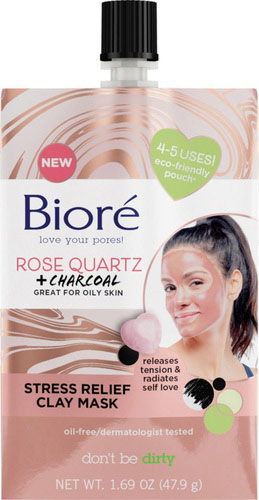 Rose Quartz + Charcoal Stress Relief Clay Mask