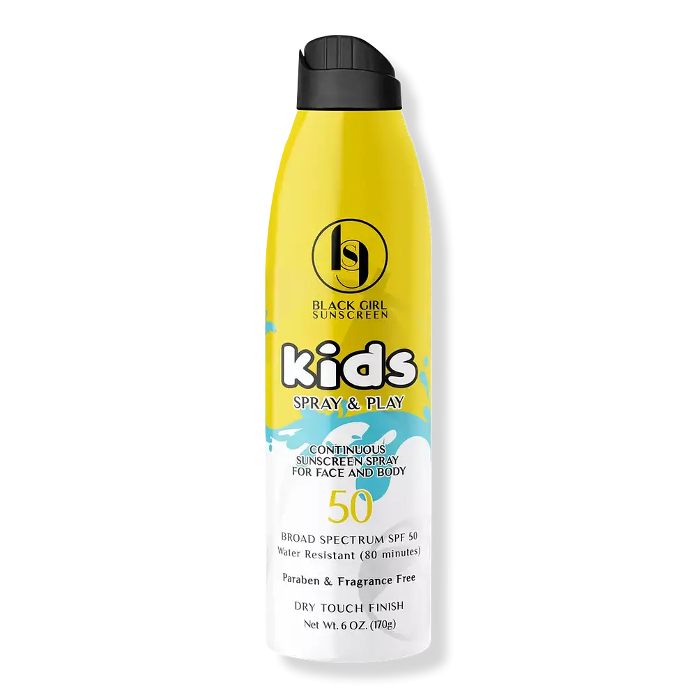 Black Girl Sunscreen Kids Spray & Play SPF 50 Sunscreen