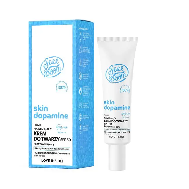 FaceBoom Skin Dopamine Krem do twarzy SPF 50