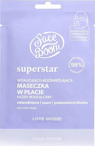 BodyBoom FaceBoom Superstar Sheet Mask