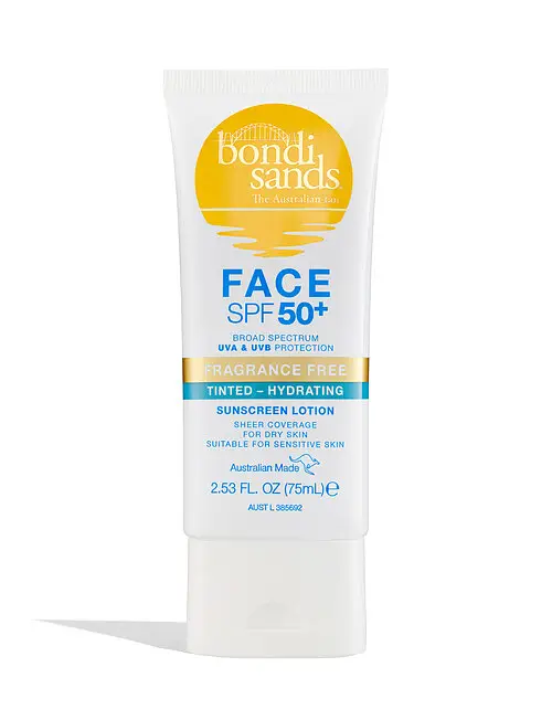 SPF 50+ Fragrance Free Hydrating Tinted Face Lotion