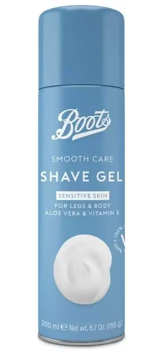 Boots Smooth Care Sensitive Shave Gel