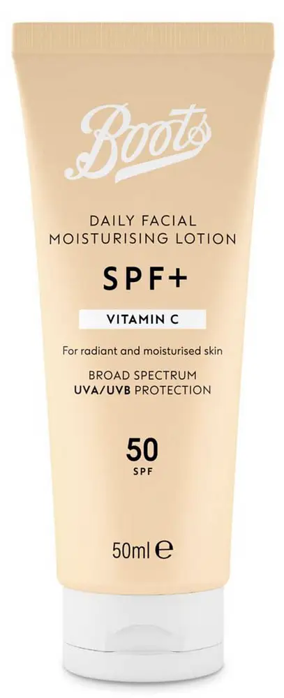 Boots SPF+ Vitamin C Moisturising Lotion SPF 50