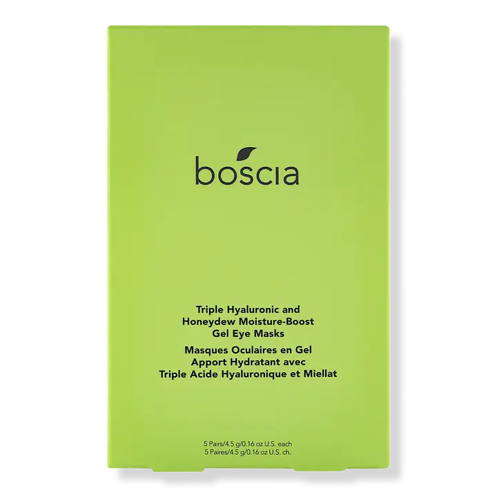 boscia Triple Hyaluronic and Honeydew Moisture-Boost Gel Eye Masks