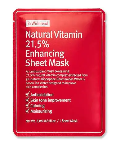 Natural Vitamin 21.5 Enhancing Sheet Mask