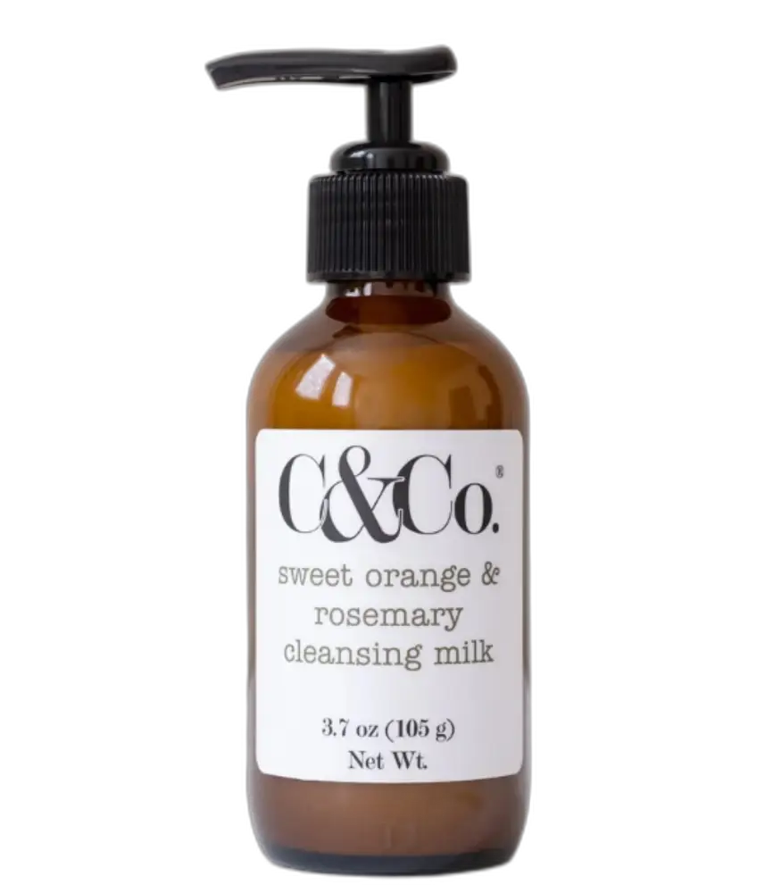 C&Co Handcrafted Skincare Sweet Orange & Rosemary Cleansing Milk