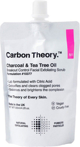 Charcoal & Tea Tree Oil Breakout Control Facial Exfoliating Scrub