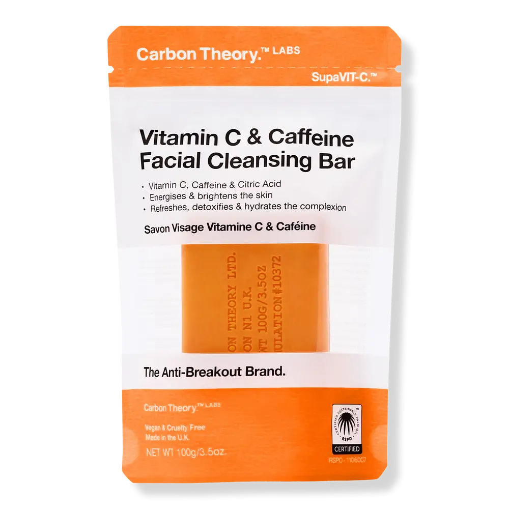 Carbon Theory Vitamin C & Caffeine Facial Cleansing Bar