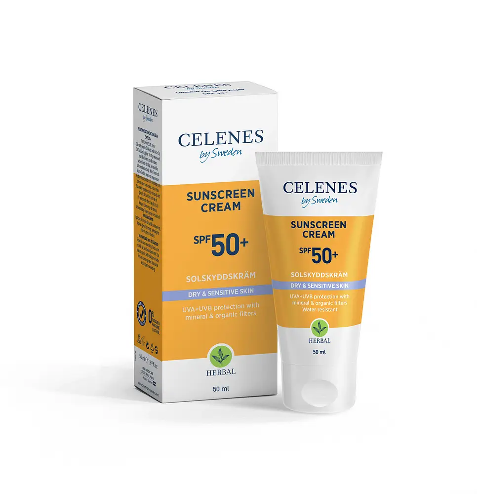 Celenes by Sweden Herbal Sunscreen Dry and Sensitive Skin SPF 50