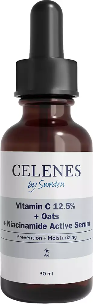 Celenes by Sweden Vitamin C 12.5% + Oats + Niacinamide Active Serum