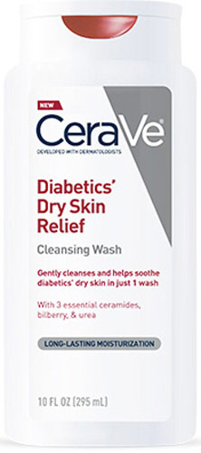 Diabetics' Dry Skin Relief Cleansing Wash