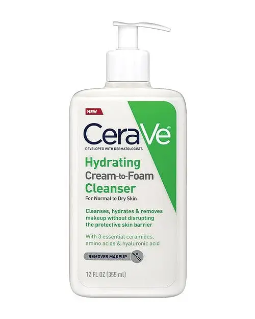 CeraVe Hydrating Cream-to-Foam Cleanser