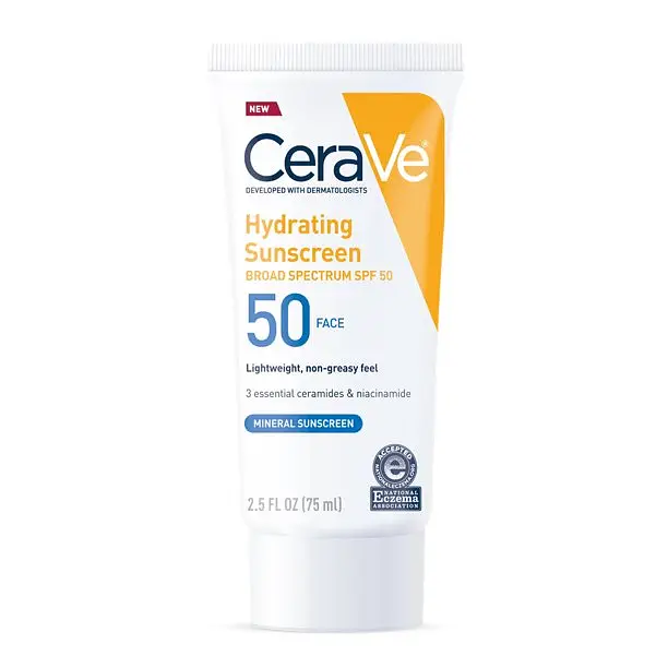 Hydrating Mineral Sunscreen SPF 50 Face Lotion