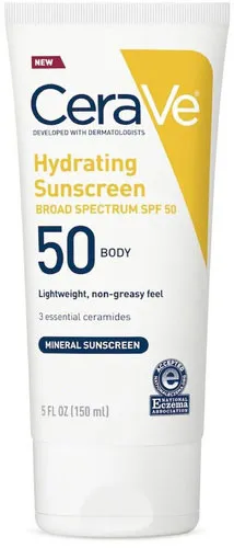 CeraVe Hydrating Sunscreen SPF 50 Body Lotion