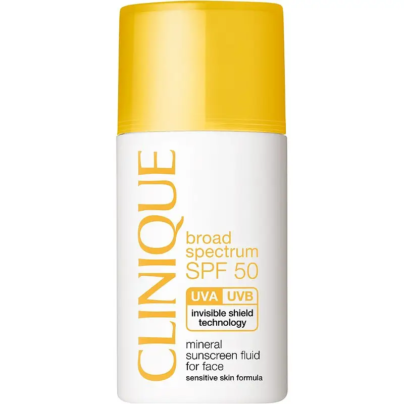 Broad Spectrum SPF 50 Mineral Sunscreen Fluid for Face