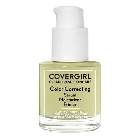 Clean Fresh Primer, Color Correcting Serum and Moisturizer Redness Neutralizer Fair