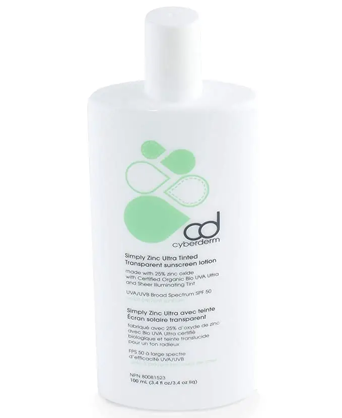 Cyberderm Simply Zinc Ultra SPF50 Tinted
