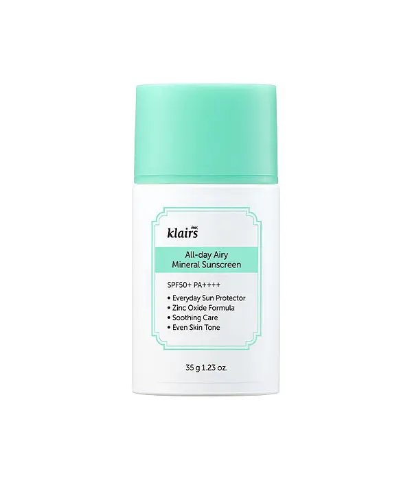 All-Day Airy Mineral Sunscreen SPF 50+ PA++++