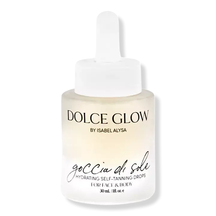 Dolce Glow Goccia di Sole Hydrating Self-Tanning Serum Drops for Face and Body