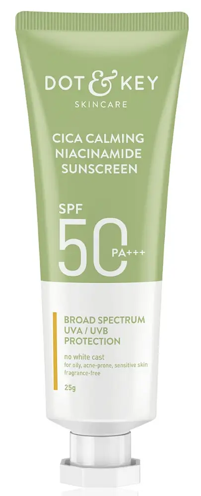 Dot & Key Skincare Cica Calming Niacinamide Sunscreen with SPF 50 PA+++