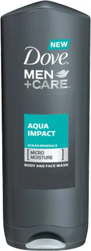 Men+Care Aqua Impact Body and Face Wash