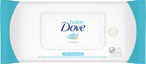 Dove Rich Moisture Hand and Face Wipes