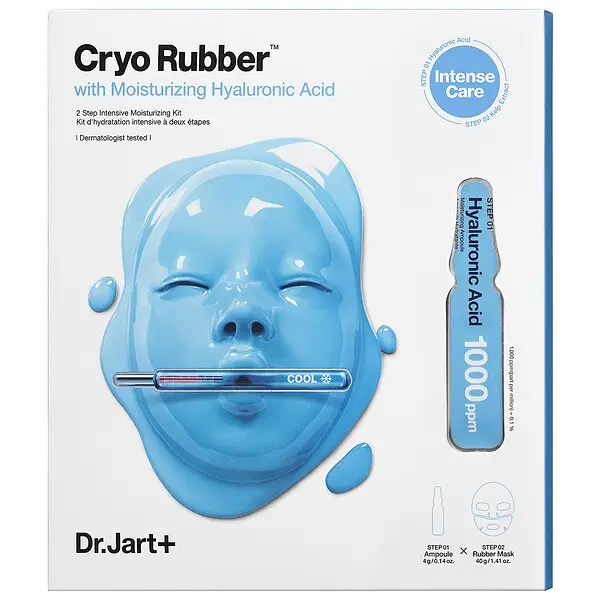 Cryo Rubber Masks with Hyaluronic Acid