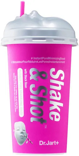 Shake & Shot Rubber Pore Minimizing Mask with Black Bean