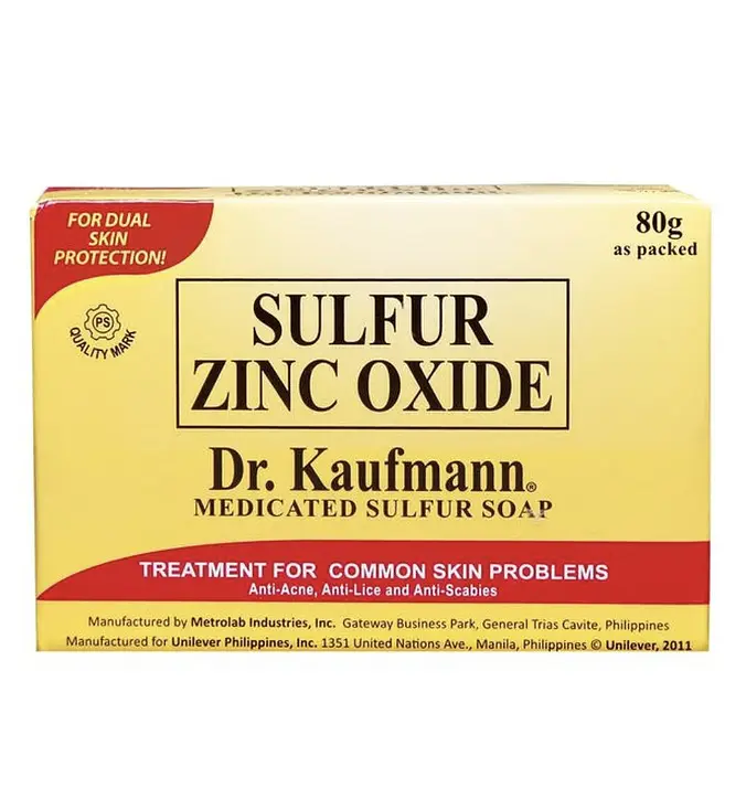 Sulfur Zinc Oxide Medicated Soap