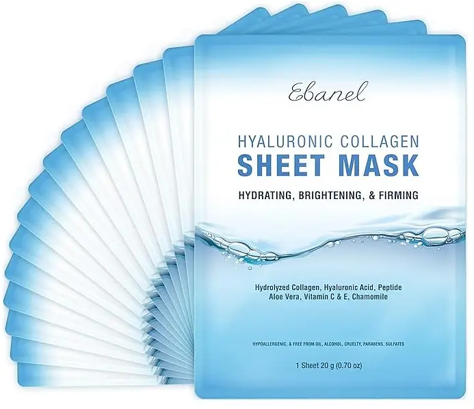 Collagen Peptide Hydrating Face Masks